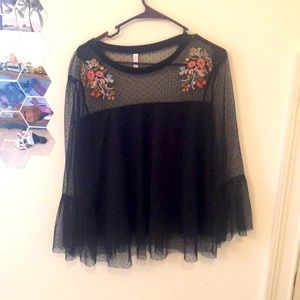 Dainty baby doll top